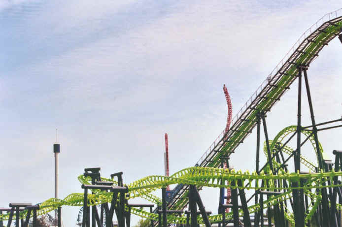 Superman in background